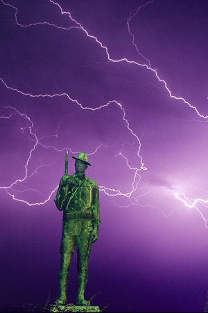 Lightning & the WW I Monument