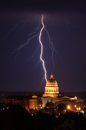 Capitol Lightning Strike